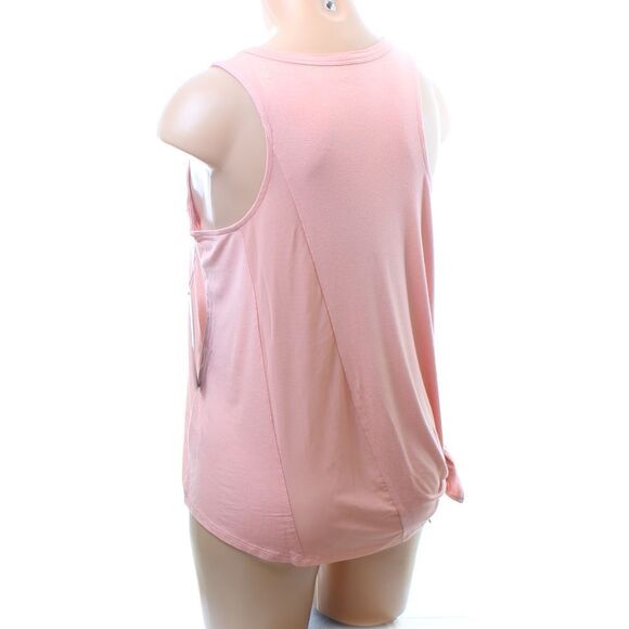 Madden NYC (Juniors) Knot Hem Mesh Tank - Picture 5 of 7